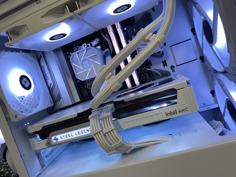 ASRock Intel Arc B580 Steel Legend Overclocked Triple Fan ASRock Intel Arc B580 Steel Legend Overclocked Triple Fan