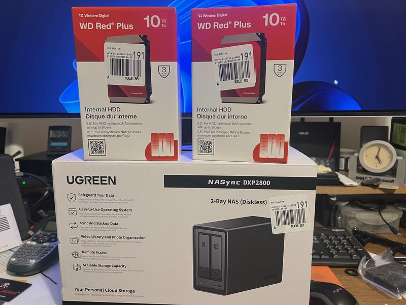 WD Red Plus 10TB 7200 RPM SATA III 6Gb/s 3.5