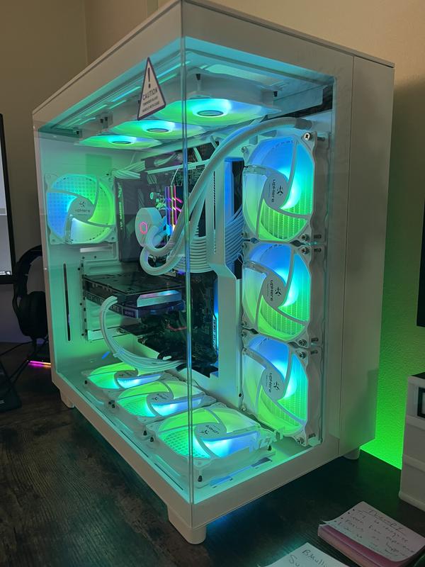 pc case upgrade 😮‍💨🤩 loving the h9 flow from @NZXT #gaming #pcbuil, h9  flow case