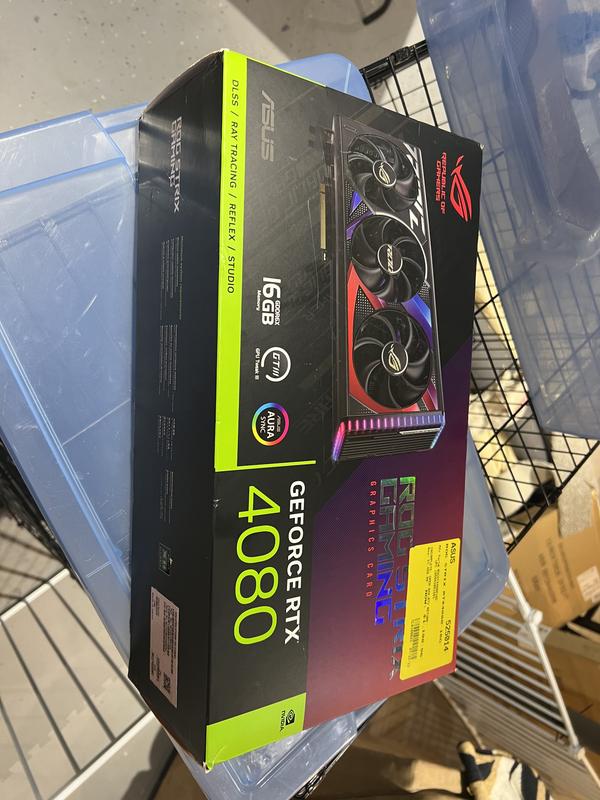 ASUS NVIDIA GeForce RTX 4080 ROG Strix Overclocked Triple Fan 16GB GDDR6X  PCIe 4.0 Graphics Card - Micro Center