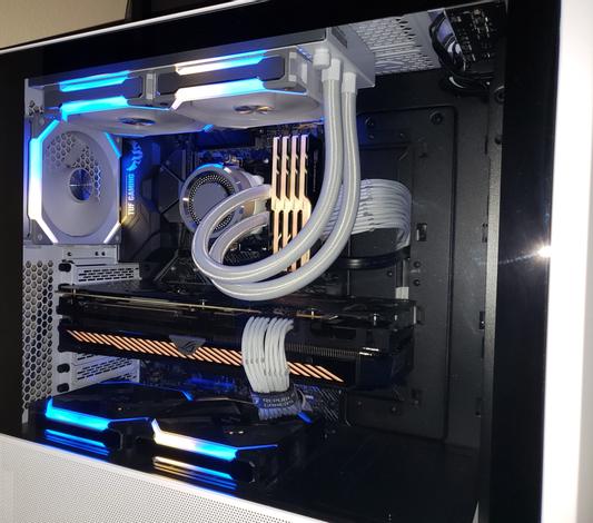 Lian Li Galahad 240mm RGB Water Cooling Kit - White - Micro Center