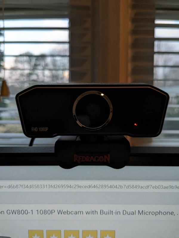 Camara Web Webcam Pc 720p Stream Zoom Redragon Gw600 Fobos