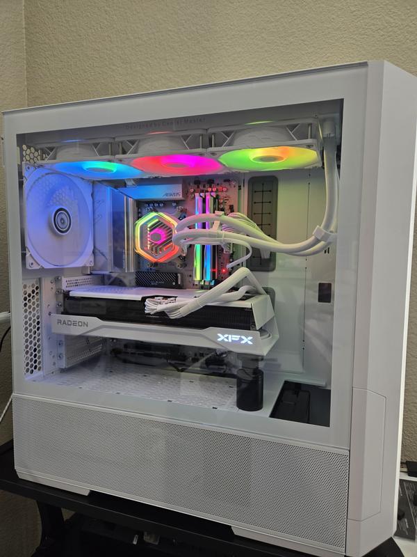XFX AMD Radeon RX 9070 XT Swift White Triple Fan 16GB GDDR6 PCIe