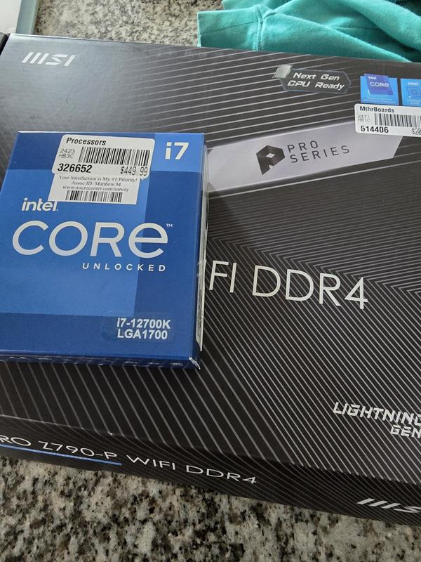 Intel Core i7-12700K Alder Lake 3.6GHz Twelve-Core LGA 1700 Boxed