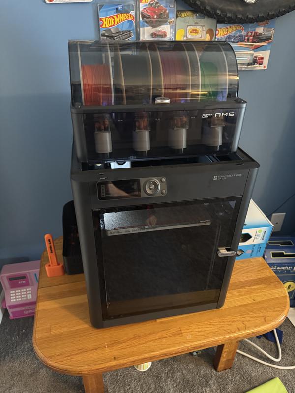 Bambu Lab P1S Combo (With AMS) 3D Printer; 2.8 Monochrome LCD