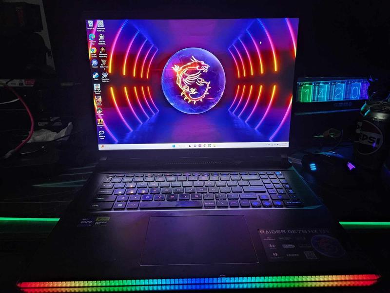 MSI Raider GE78HX 17.3 Gaming Laptop (Dark Grey)