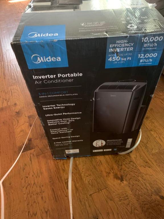 Midea 990011480 Duo 10,000 BTU Smart Inverter Portable Air