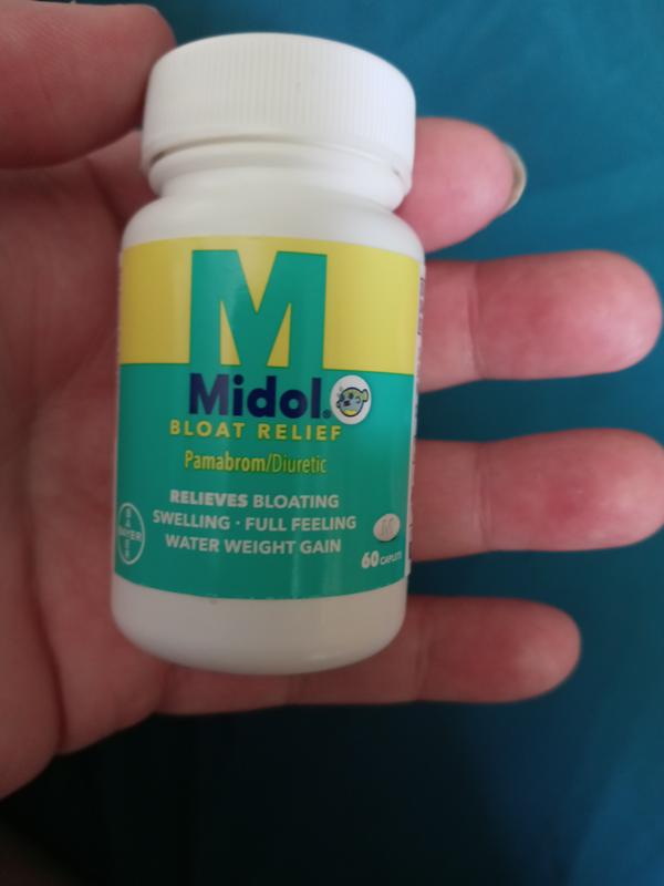 Midol Bloat Relief Caplets 60ct: Midol Bloat Relief Caplets with Pamabrom,  Relieve Bloating Symptoms Before and During Your Period, Provides Up to 6