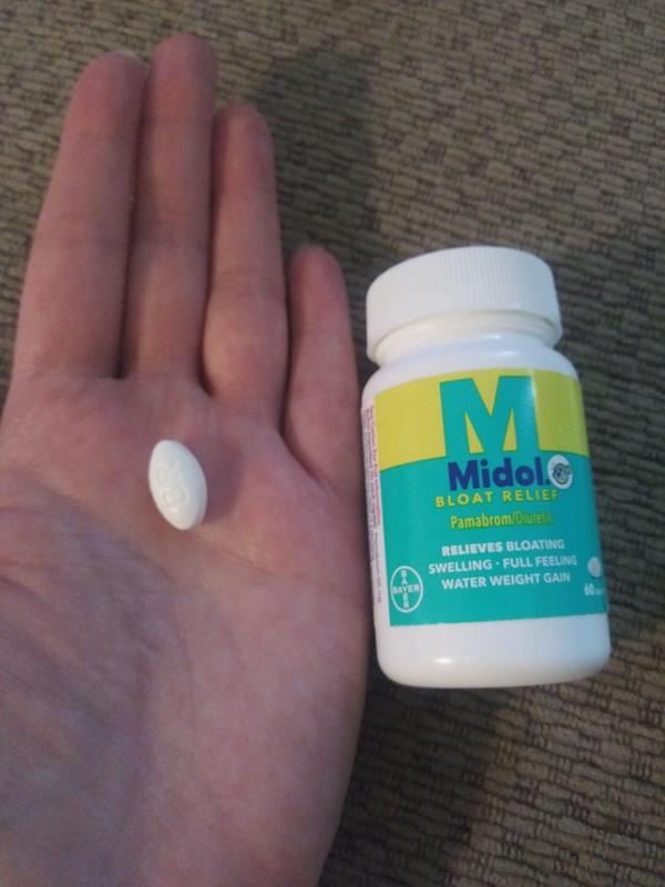 Midol Bloat Relief Caplets 60ct: Midol Bloat Relief Caplets with Pamabrom,  Relieve Bloating Symptoms Before and During Your Period, Provides Up to 6