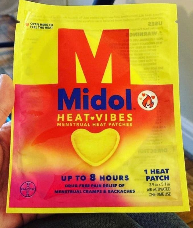 Midol® Heat Vibes: Heating Patch for Cramps & Back Pain