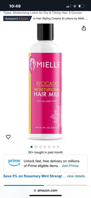 Avocado Moisturizing Milk - Our Award-Winning Hair Moisturizer