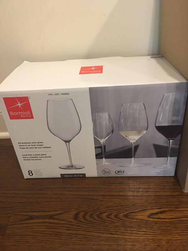 Mikasa Gianna Ombre Sage Set of 4 Stemless Wine Glasses 