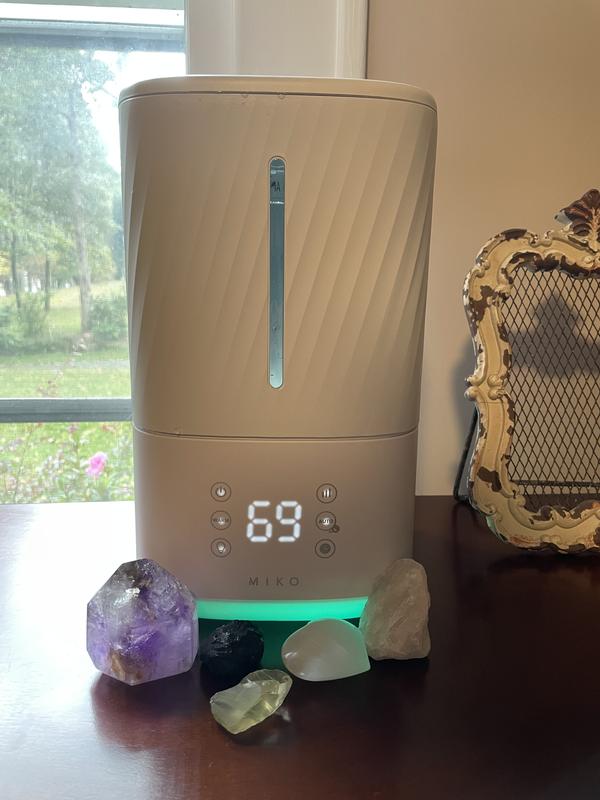 Miko Myst Ultrasonic Humidifier in White Bed Bath and Beyond Canada