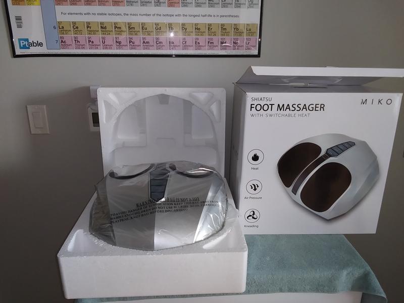 Miko Shiatsu Foot Massager Machine With Multiple Functions and Heat