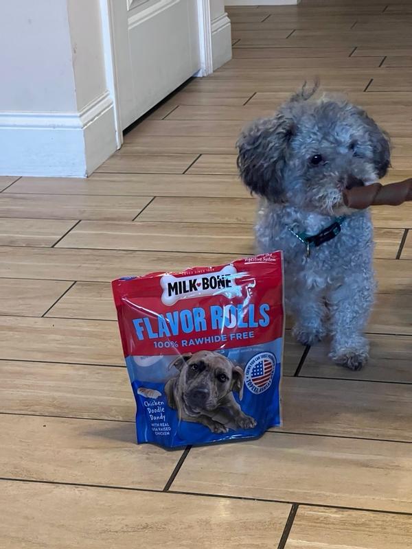 Milk Bone Flavor Rolls Chicken Doodle Dandy Rawhide Free Dog Treats With Chicken 5 Count Bag Meijer