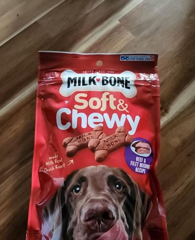 37 Oz Milk Bone Soft And Chewy Beef And Filet Mignon Dog Treats - Main Image
