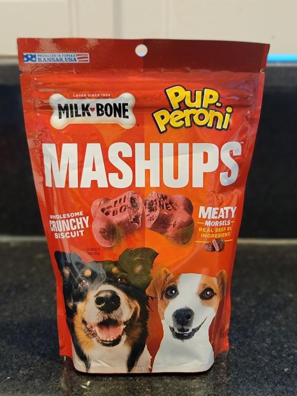 Milk Bone Pup peroni Mash Ups Dog Treat Beef 10 oz