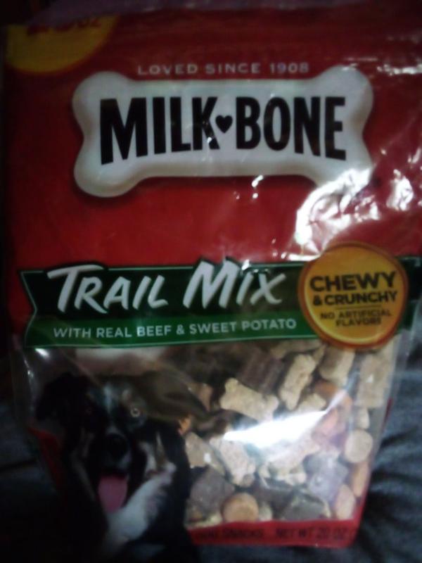 Trail Mix With Real Beef Sweet Potato Chewy and Crunchy Dog Treats