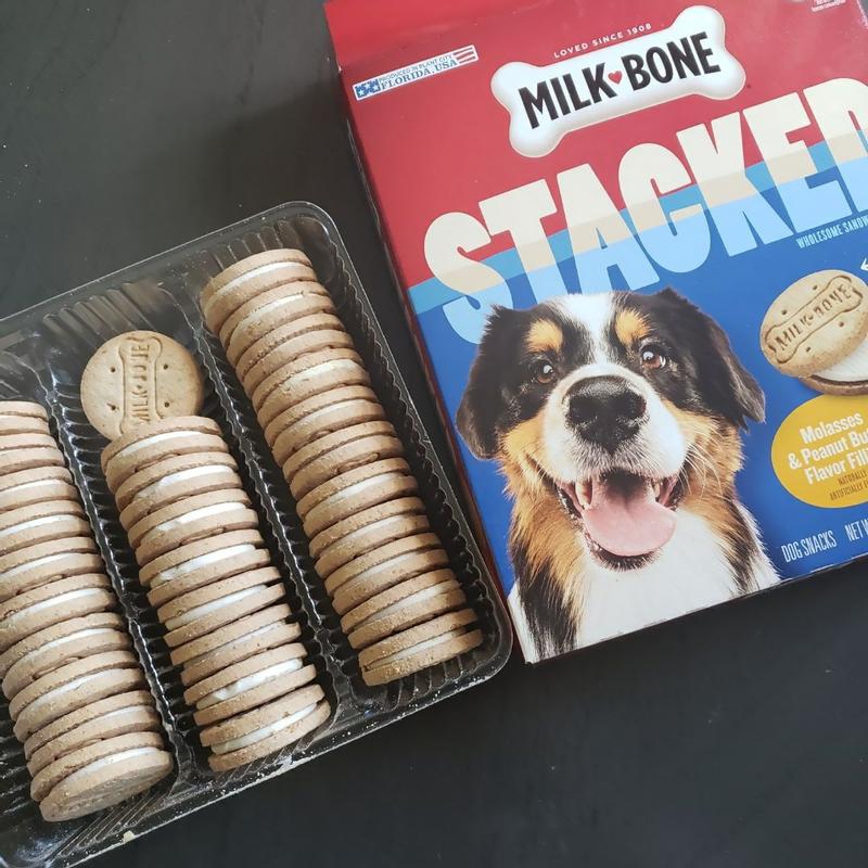 Stacked Sandwich Biscuits for Dogs