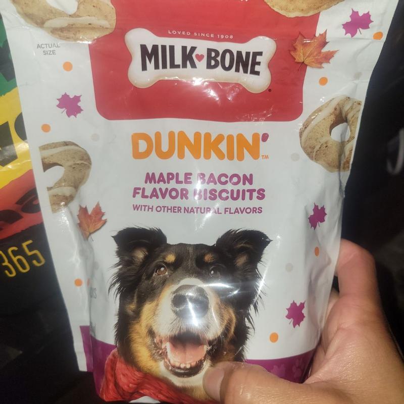 Dunkin Maple Bacon Flavor Dog Biscuits