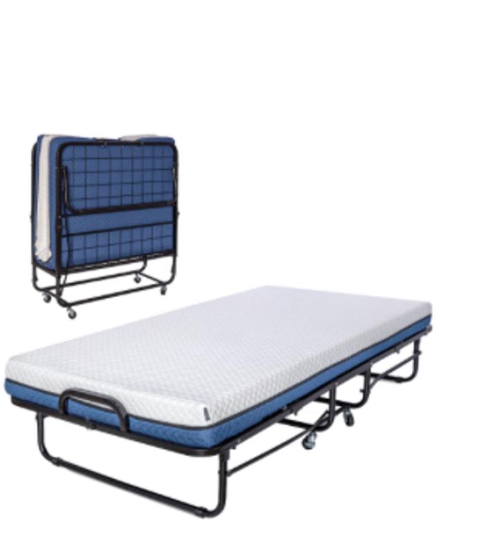 Folding bed store with mattress target