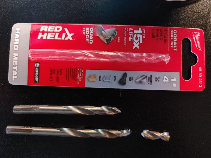 Red Helix Cobalt Drill Bits Milwaukee Tool