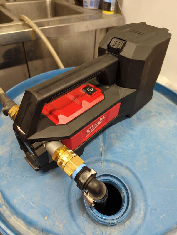 Milwaukee best sale transfer pump