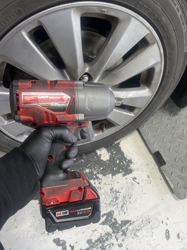 Milwaukee M18 FUEL 18V Lithium-Ion Brushless Cordless 1/2 in. High-Torque  Impact Wrench with Friction Ring Kit,Resistant Batteries 2767-22R - The  Home Depot