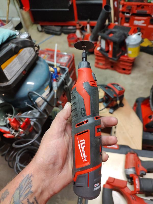 Is the Milwaukee M12 rotary tool compatible with Dremel. model # 2460-20 