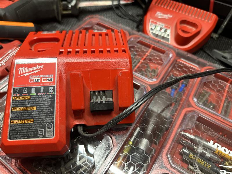 Milwaukee impact deals driver battery charger