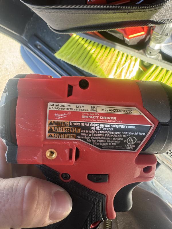 M12 FUEL 1 4 Hex Impact Driver