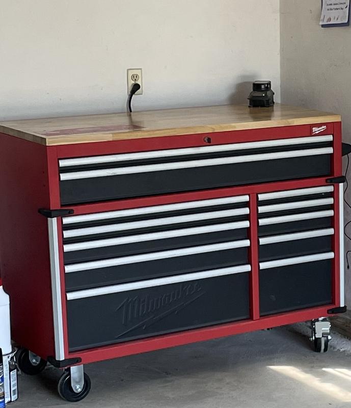 52 High Capacity Industrial 12-Drawer Mobile Workbench