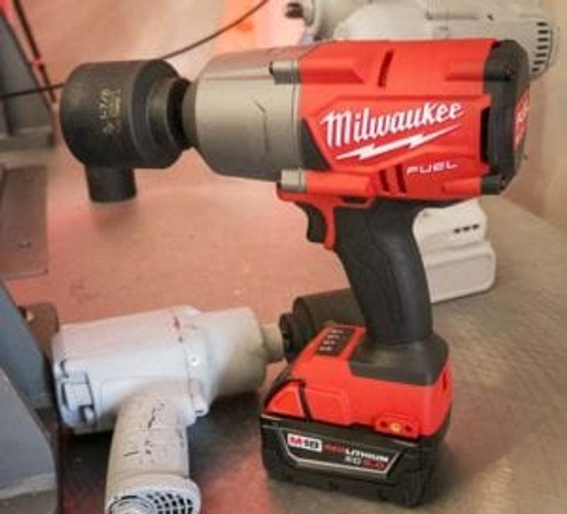 18 Volt FUEL half inch High Torque Impact Wrench w Pin Detent tool only