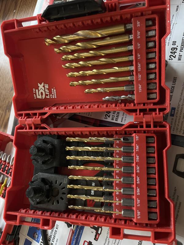 Milwaukee SHOCKWAVE 7/64 in. Titanium Twist Drill Bit 48-89-4604