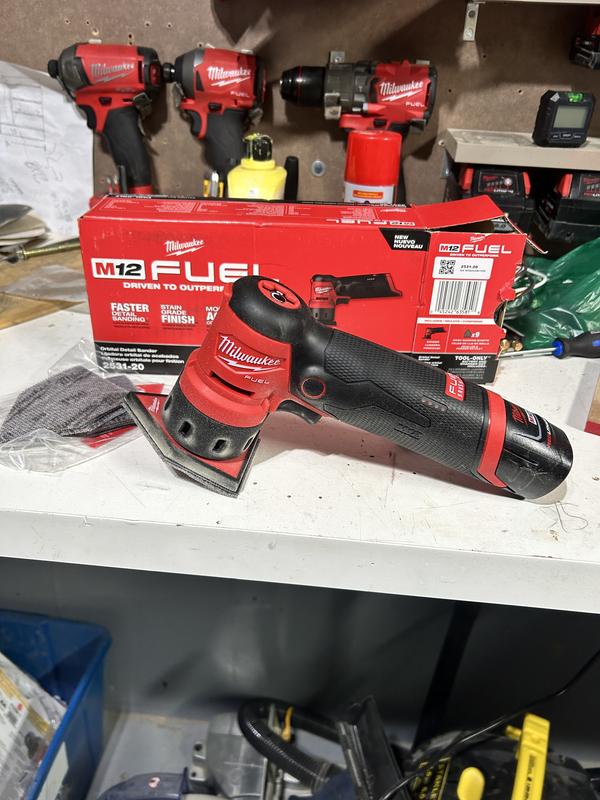 M12 FUEL 12-Volt Lithium-Ion Brushless Cordless Orbital Detail Sander  (Tool-Only)