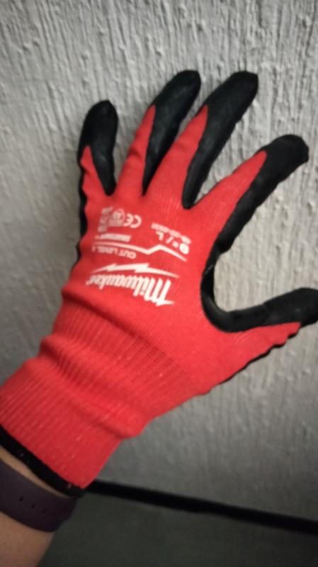Milwaukee 48-22-8932 Cut 3 Dipped Gloves - L