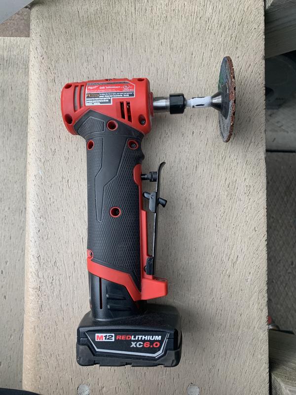 Milwaukee M12 12V Fuel 1/4 Cordless Right Angle Die Grinder 2485