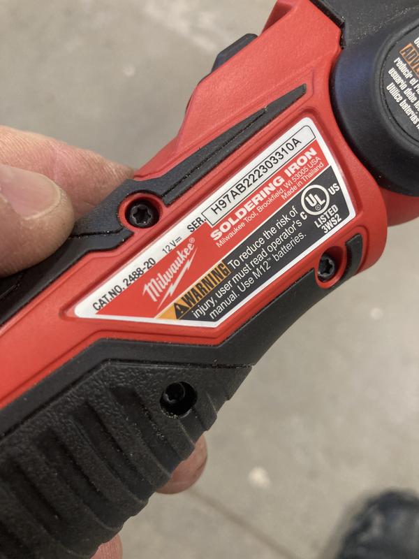 2488 milwaukee m12 soldering iron hot sale