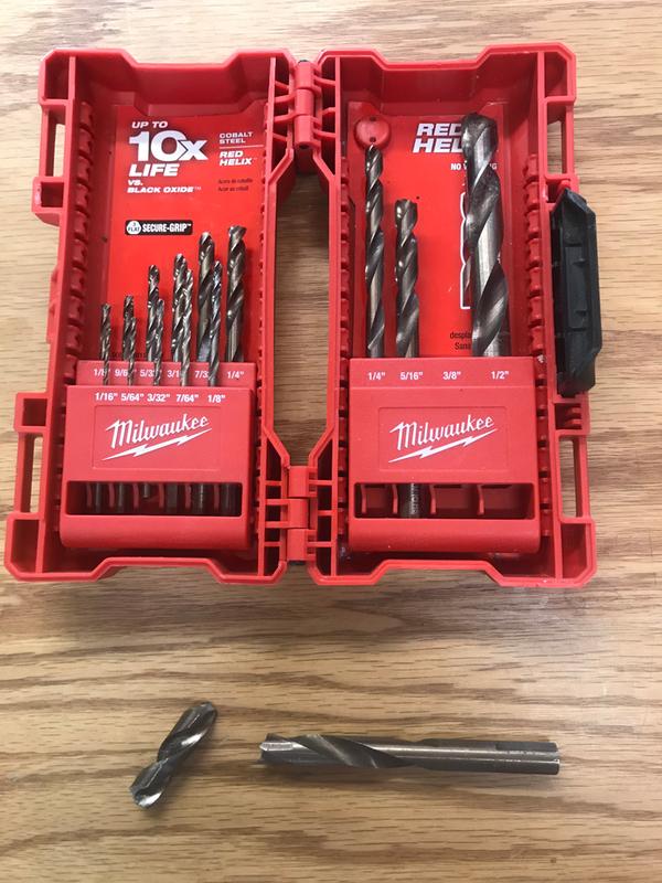 Milwaukee 48-89-2331 Red Helix Cobalt Drill Bit Set Quantity 1 15-Pc