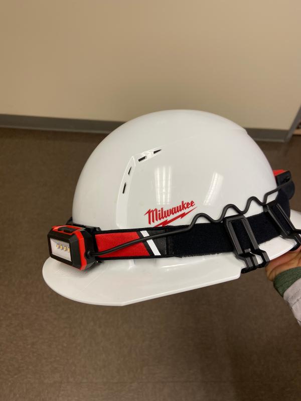 Milwaukee LED Head Lamp with Hardhat - 2104HH for sale online