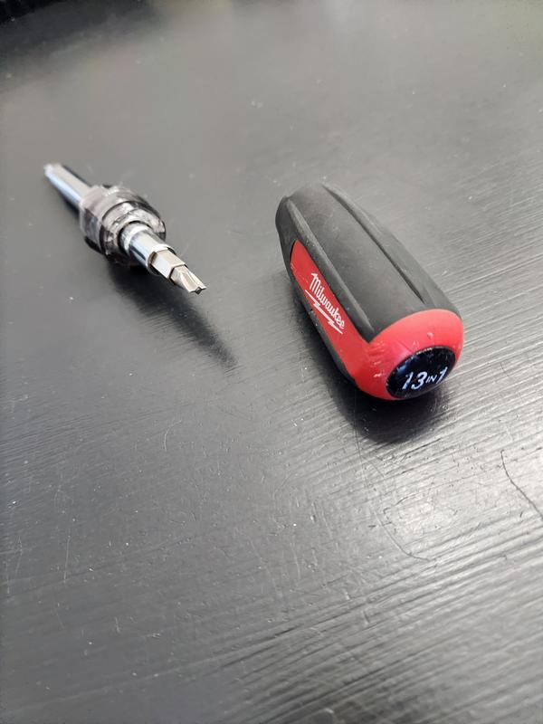 13in1 Cushion Grip Screwdriver with Schrader Bit