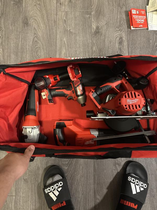 Milwaukee 2691-26 18V M18 Lithium-Ion Cordless 6-Tool Combo Kit 3.0 Ah