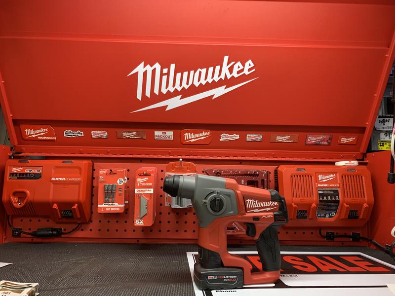 Milwaukee 12v deals rotary hammer