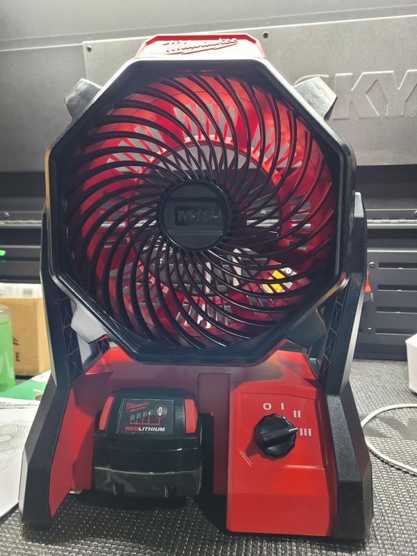 Jobsite fan online milwaukee