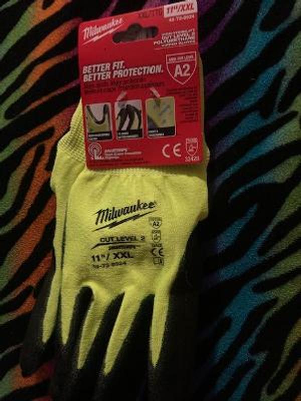 Milwaukee Accessoires 4932492047 12 paires de gants High Cut F - 9/L- 12  paires