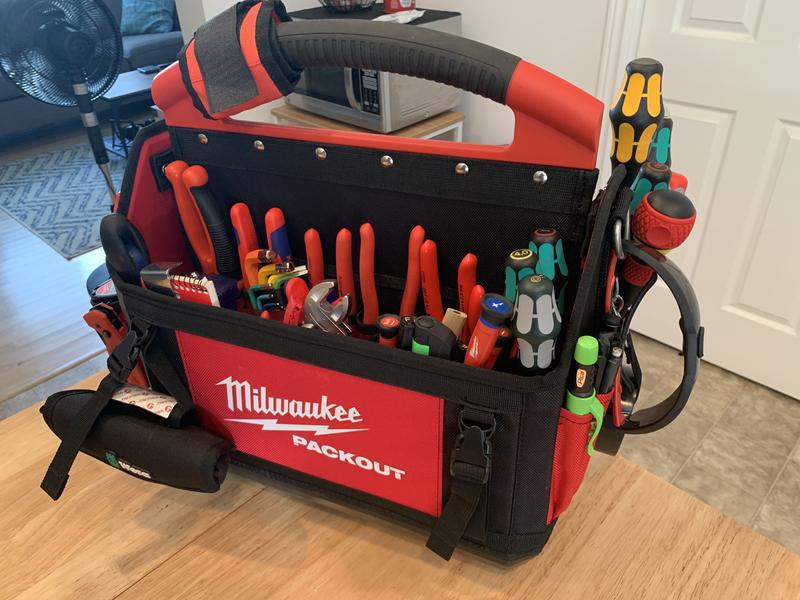 Milwaukee packout outlet tool tote