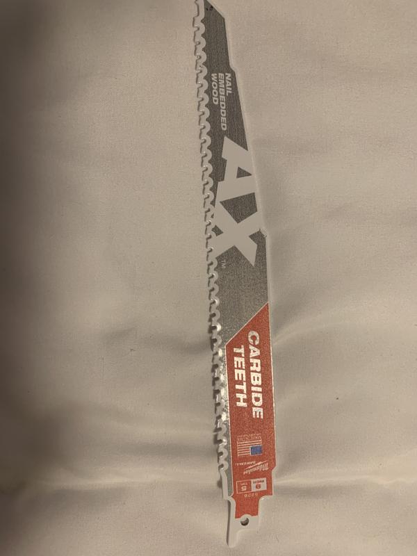 Buy 9 in. 5 TPI AX Carbide Teeth Demolition NailEmbedded Wood Cutting