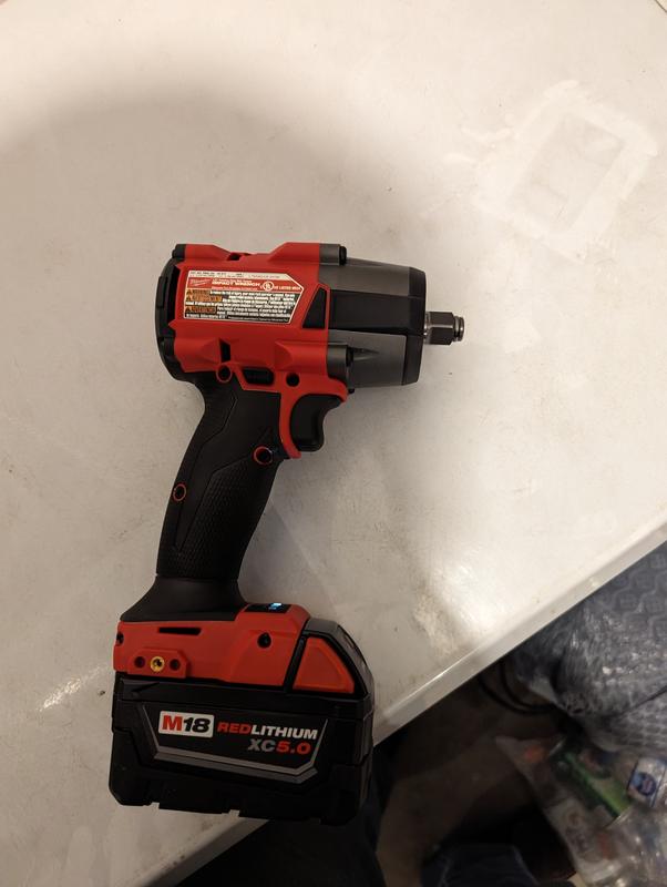 Milwaukee M18 FUEL Gen-2 18V Lithium-Ion Brushless Cordless Mid Torque 1/2  in. Impact Wrench w/Friction Ring (Tool-Only) 2962-20 - The Home Depot