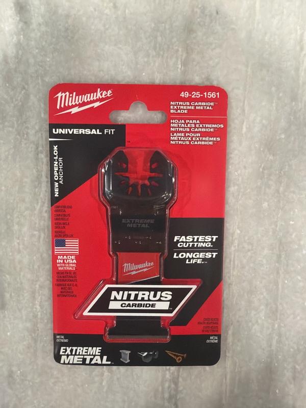 Milwaukee Extreme Metal Universal Fit OPEN-LOK Oscillating Multi