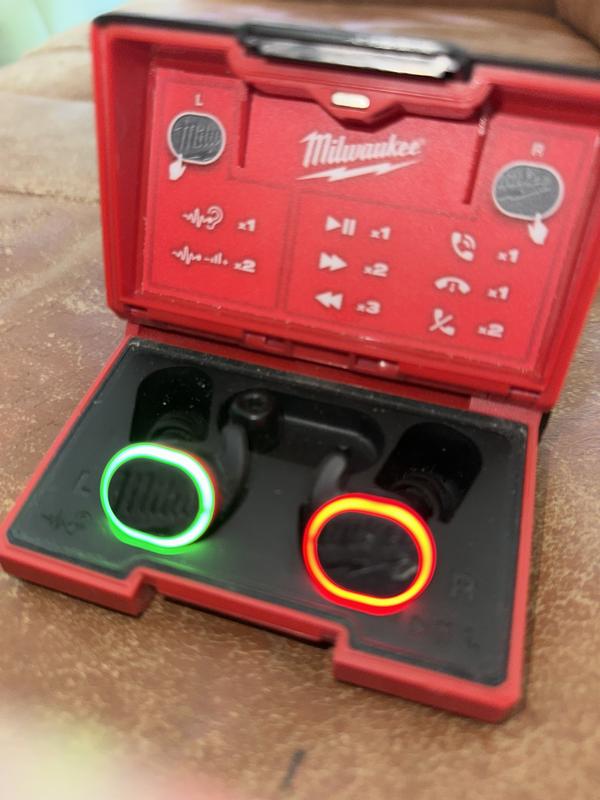 Milwaukee REDLITHIUM USB Bluetooth Jobsite Ear Buds - 2191-21